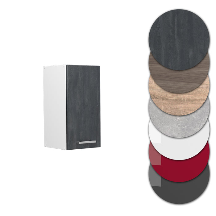 Vicco Pensile da cucina Calcestruzzo nero 30 cm