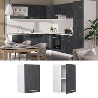 Vicco Pensile da cucina Calcestruzzo nero 40 cm