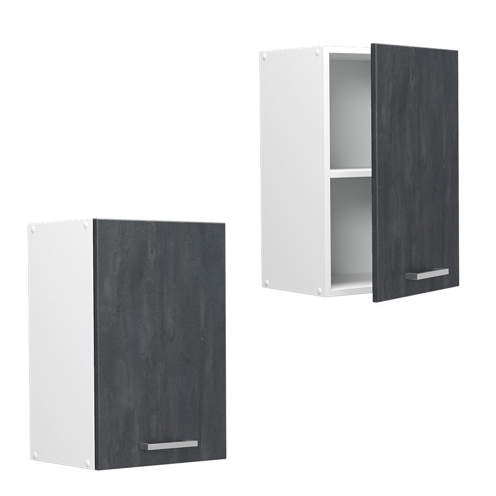 Vicco Pensile da cucina Calcestruzzo nero 40 cm