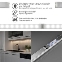 Vicco Striscia LED Bianco 50 cm con starter pack