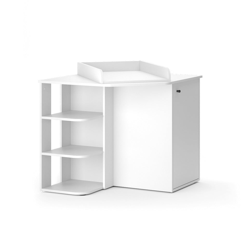Vicco Fasciatoio Bianco 85 x 77.3 cm con porta e vani aperti