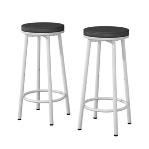 Vicco Set di 2 sgabelli da bar Bianco 31.5 x 64 cm 2 parti