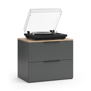 Vicco Credenza Antracite 60 x 50 cm con 2 cassetti