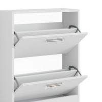 Vicco Armadio per le scarpe Bianco 59 x 72.5 cm 2 scomparti