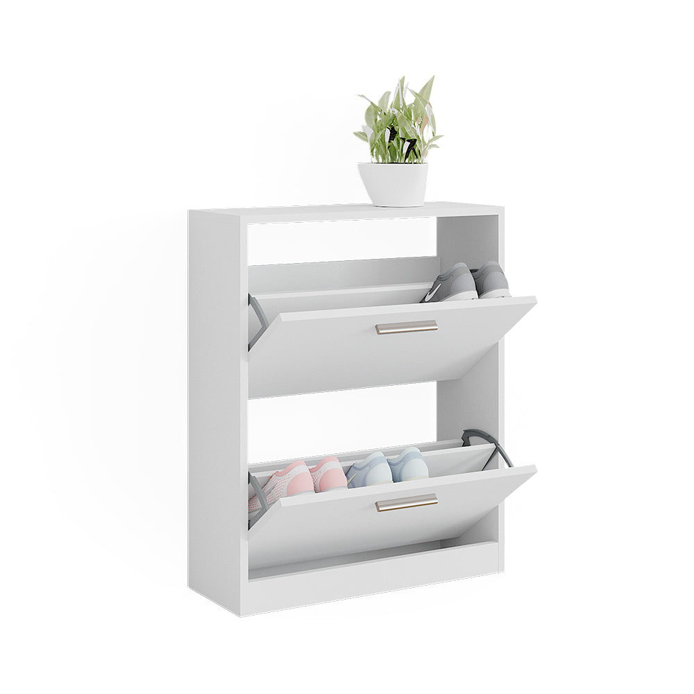 Vicco Armadio per le scarpe Bianco 59 x 72.5 cm 2 scomparti