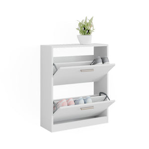 Vicco Armadio per le scarpe Bianco 59 x 72.5 cm 2 scomparti