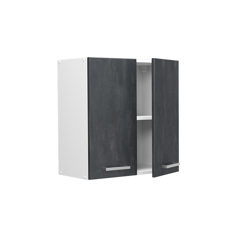 Vicco Pensile da cucina Calcestruzzo nero 60 cm