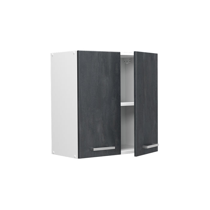 Vicco Pensile da cucina Calcestruzzo nero 60 cm