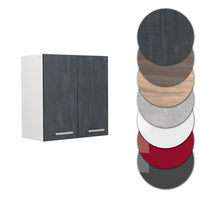 Vicco Pensile da cucina Calcestruzzo nero 60 cm