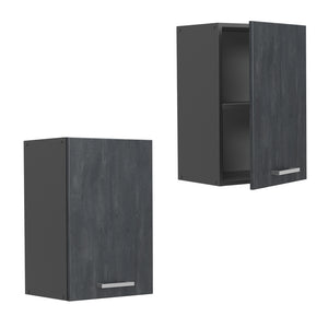 Vicco Pensile da cucina Calcestruzzo nero 40 cm