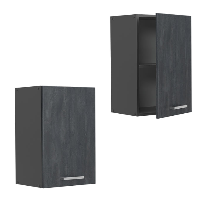 Vicco Pensile da cucina Calcestruzzo nero 40 cm