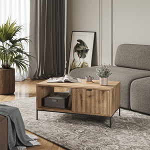 Vicco Tavolino Quercia vichinga 90 x 50 cm con un cassetto