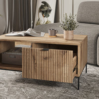 Vicco Tavolino Quercia vichinga 90 x 50 cm con un cassetto