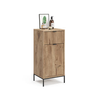 Vicco Mobile da bagno Quercia vichinga 40 x 87 cm con anta e cassetto