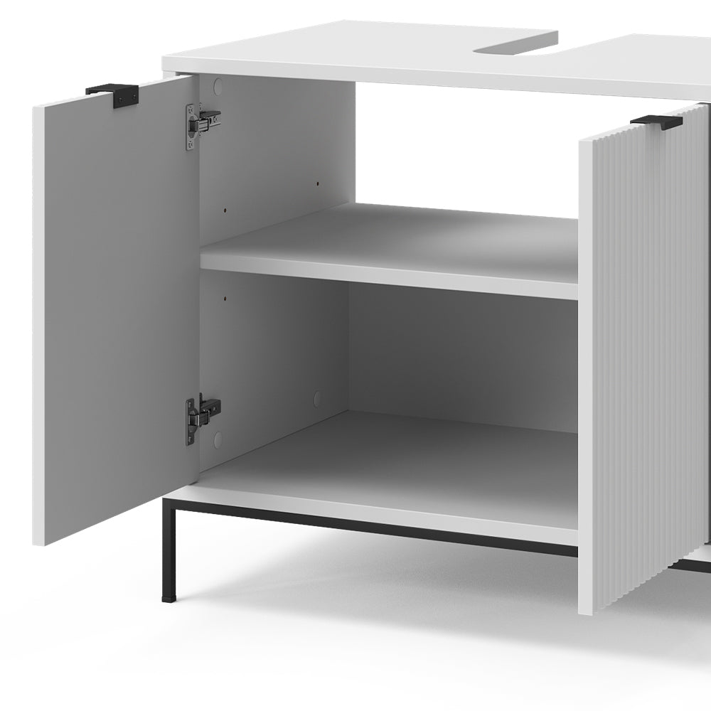 Vicco Mobiletto Bianco 70 x 63 cm con 2 porte