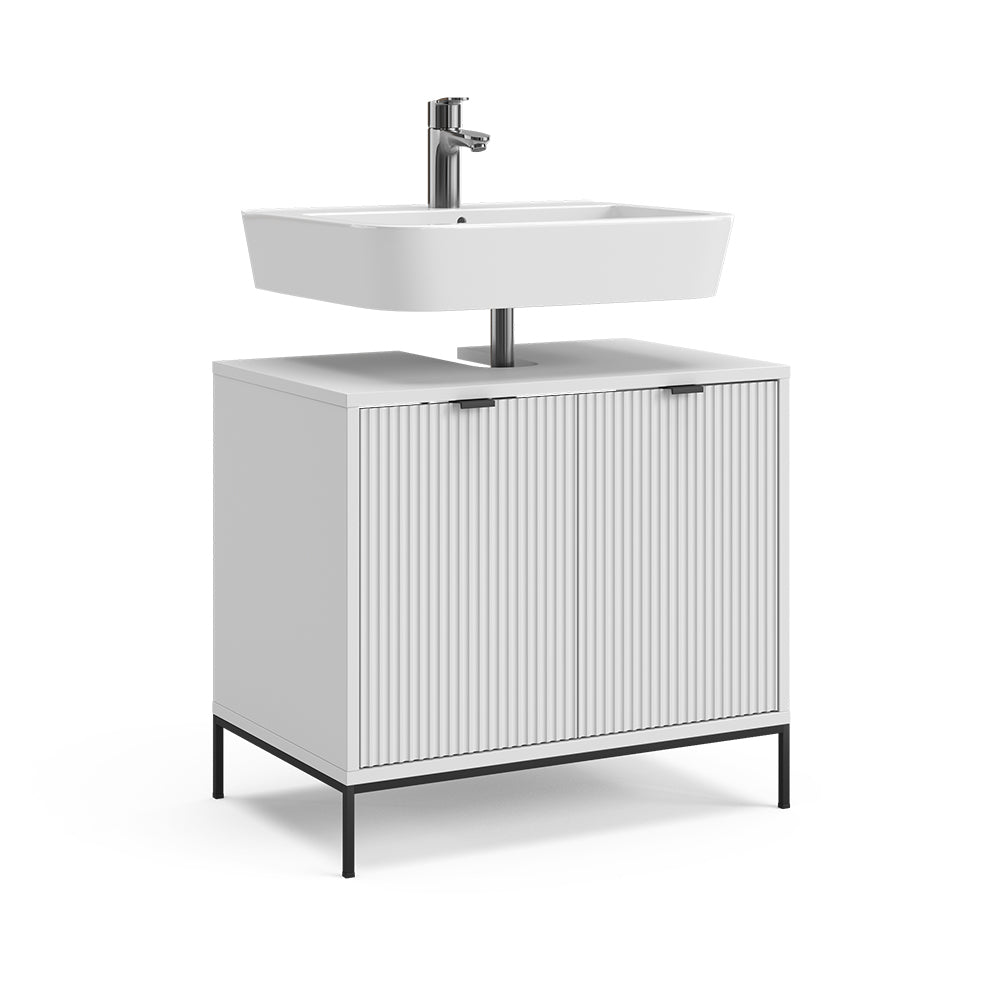 Vicco Mobiletto Bianco 70 x 63 cm con 2 porte