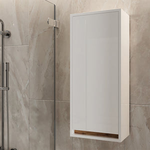 Vicco Mobile bagno Bianco lucido/oro power oak 81.6 x 35 cm con porta