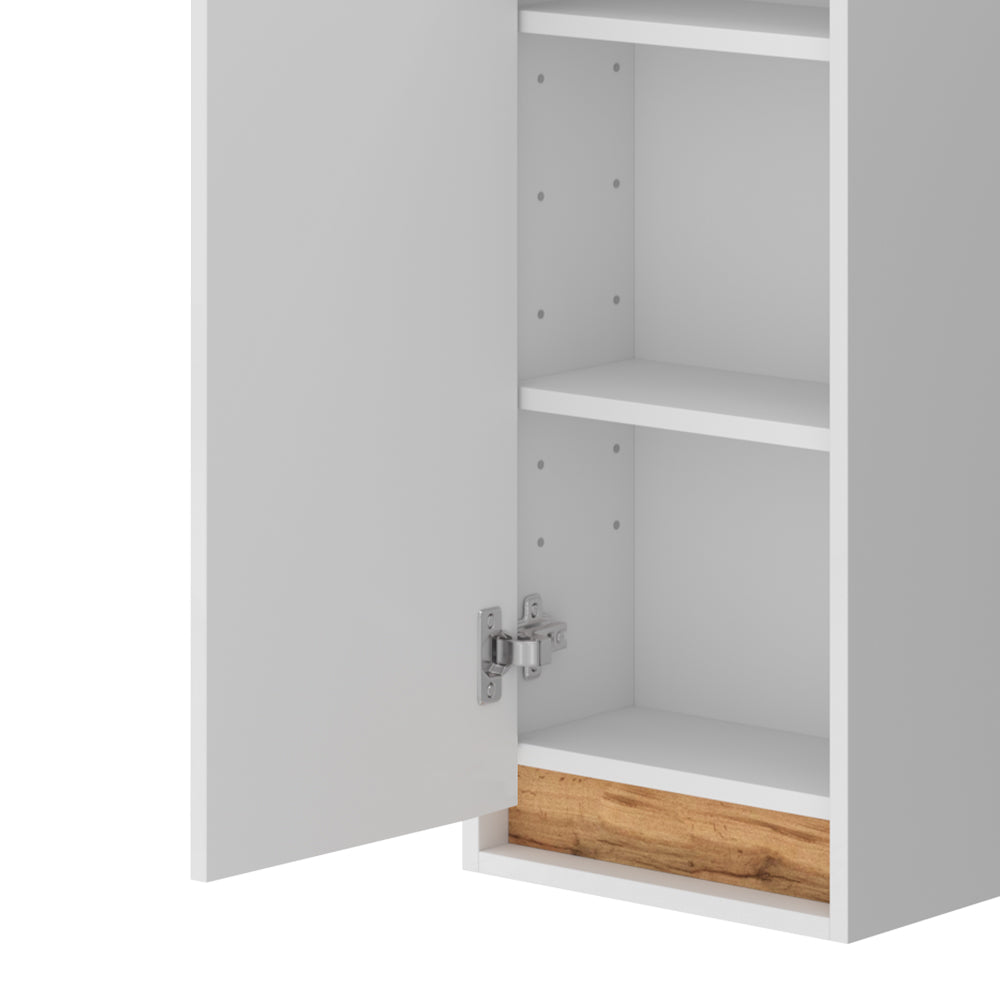 Vicco Mobile bagno Bianco lucido/oro power oak 81.6 x 35 cm con porta