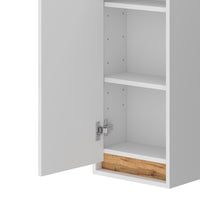 Vicco Mobile bagno Bianco lucido/oro power oak 81.6 x 35 cm con porta