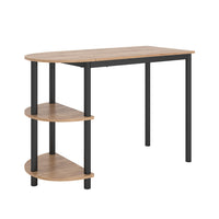 Vicco Tavolo da cucina Rovere Goldkraft/nero 110 x 50 cm con ripiani aperti