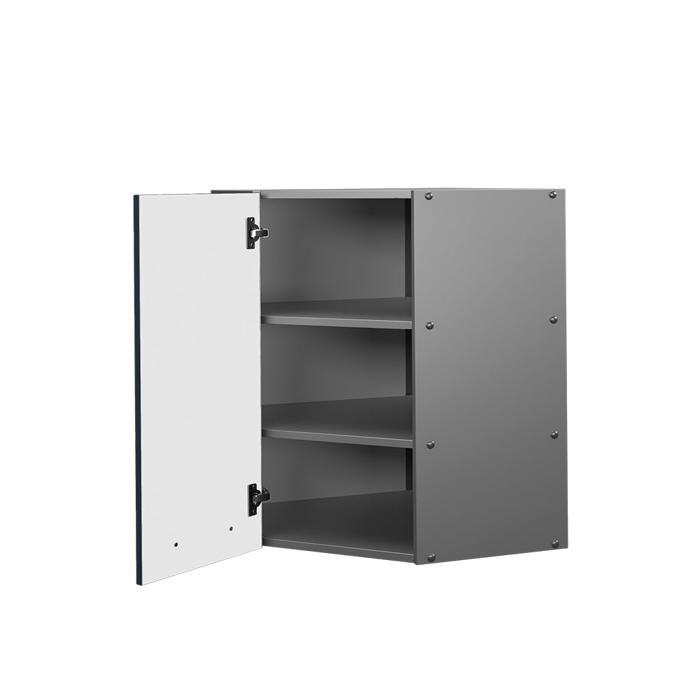 Vicco Mobile angolare da cucina Blu scuro lucido 57 cm