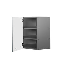 Vicco Mobile angolare da cucina Blu scuro lucido 57 cm