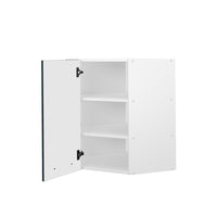 Vicco Mobile angolare da cucina Blu scuro lucido 57 cm