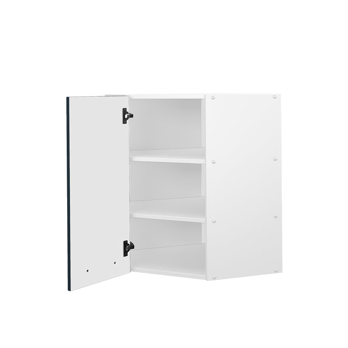 Vicco Mobile angolare da cucina Blu scuro lucido 57 cm