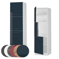 Vicco Mobile per forno da incasso Blu scuro lucido 60 cm