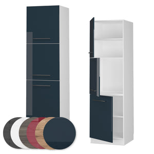 Vicco Mobile per forno da incasso Blu scuro lucido 60 cm