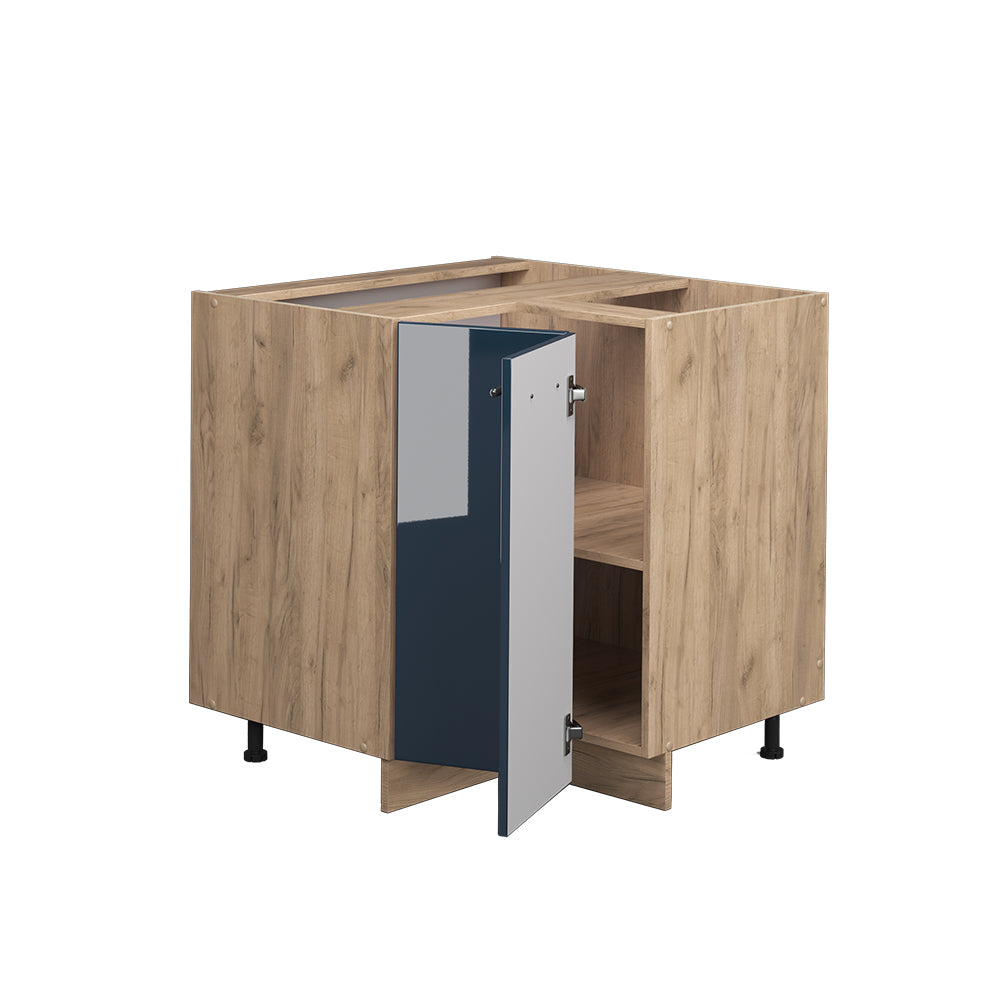 Vicco Mobili da cucina  Blu scuro lucido 80.5 cm , PL Marmo