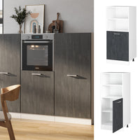 Vicco Mobile per forno da incasso Calcestruzzo nero 60 cm