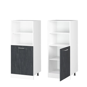 Vicco Mobile per forno da incasso Calcestruzzo nero 60 cm