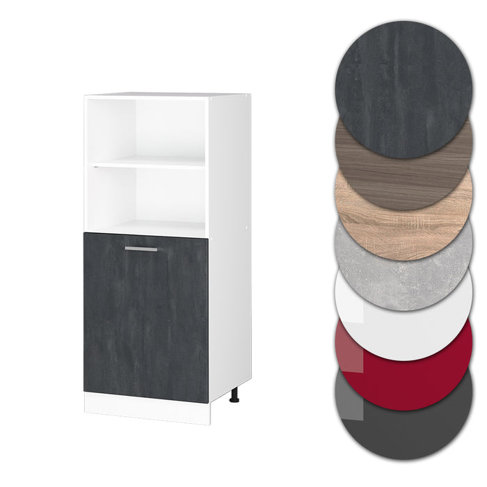 Vicco Mobile per forno da incasso Calcestruzzo nero 60 cm