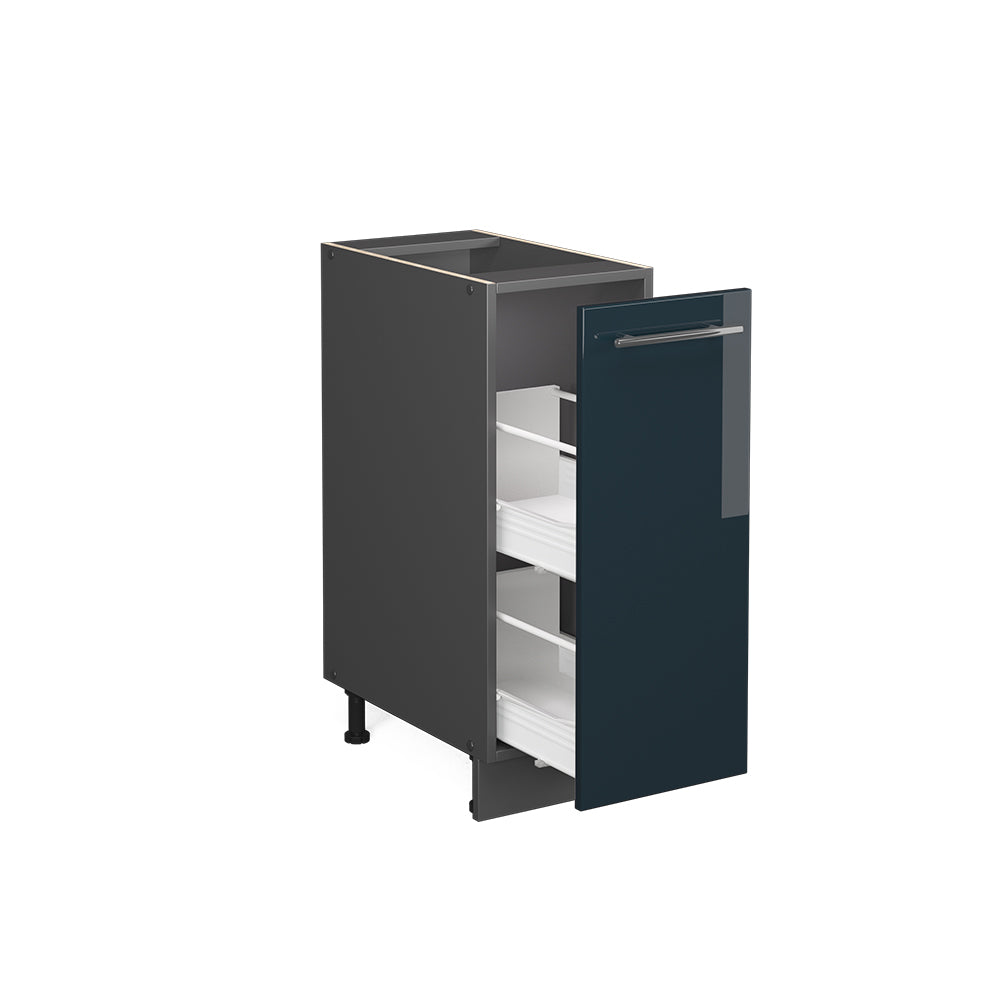 Vicco Mobili dispensa  Blu scuro lucido 30 cm , PL Rovere