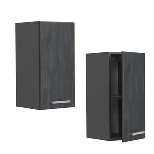 Vicco Pensile da cucina Calcestruzzo nero 30 cm