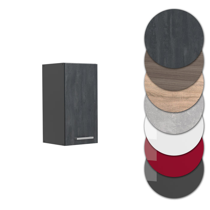 Vicco Pensile da cucina Calcestruzzo nero 30 cm