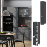 Vicco Armadio da farmacia Calcestruzzo nero 30 cm