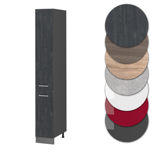 Vicco Armadio da farmacia Calcestruzzo nero 30 cm