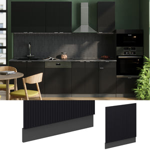 Vicco Pannello frontale Nero a righe 60 cm , PL Rovere