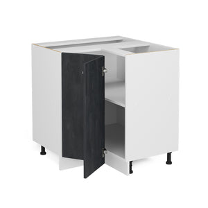 Vicco Mobile ad angolo cucina Calcestruzzo nero 75.6 cm PL Rovere