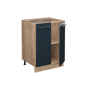 Vicco Base Blu scuro lucido 60 cm , PL Rovere