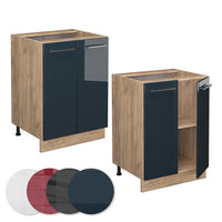 Vicco Base Blu scuro lucido 60 cm , PL Rovere