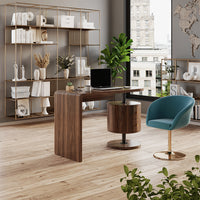 Vicco Scrivania Rovere rustico 120 x 50 cm con 2 cassetti