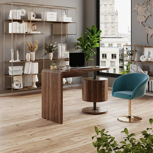 Vicco Scrivania Rovere rustico 120 x 50 cm con 2 cassetti