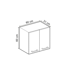 Vicco Pensile da cucina Rovere artigianale 60 cm