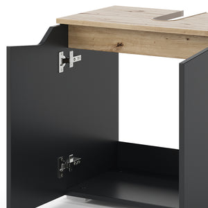 Vicco Mobiletto per lavabo Antracite 60 x 57.5 cm con 2 porte