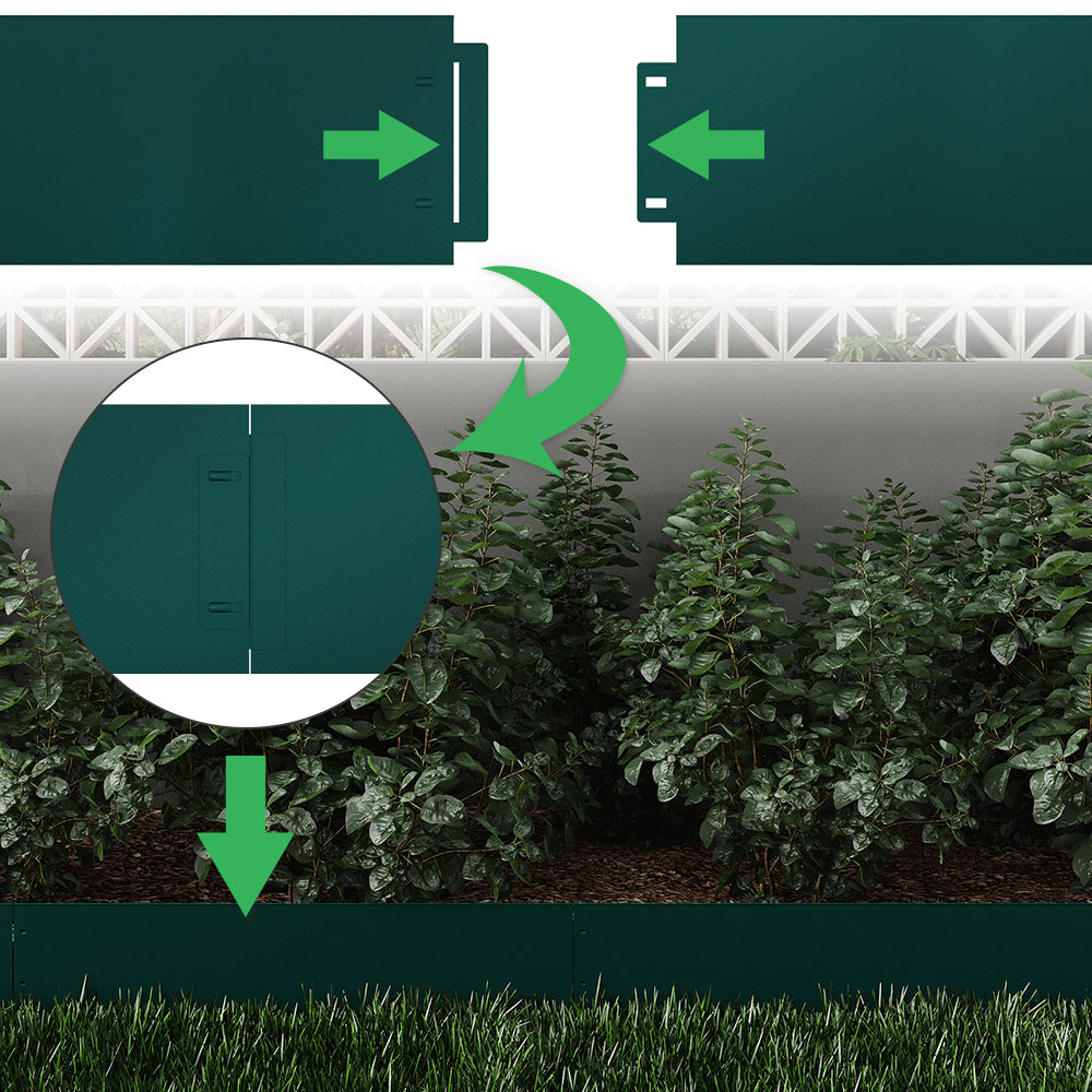 Serina Bordo del prato Verde 100 x 14 cm 45 metri