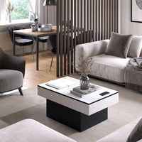 Vicco Tavolino salotto Nero 95 x 58 cm Estensibile