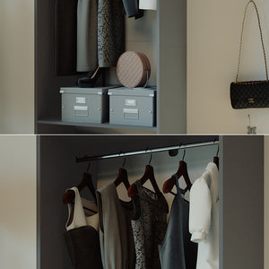 Vicco Armadio Antracite 80 x 200 cm